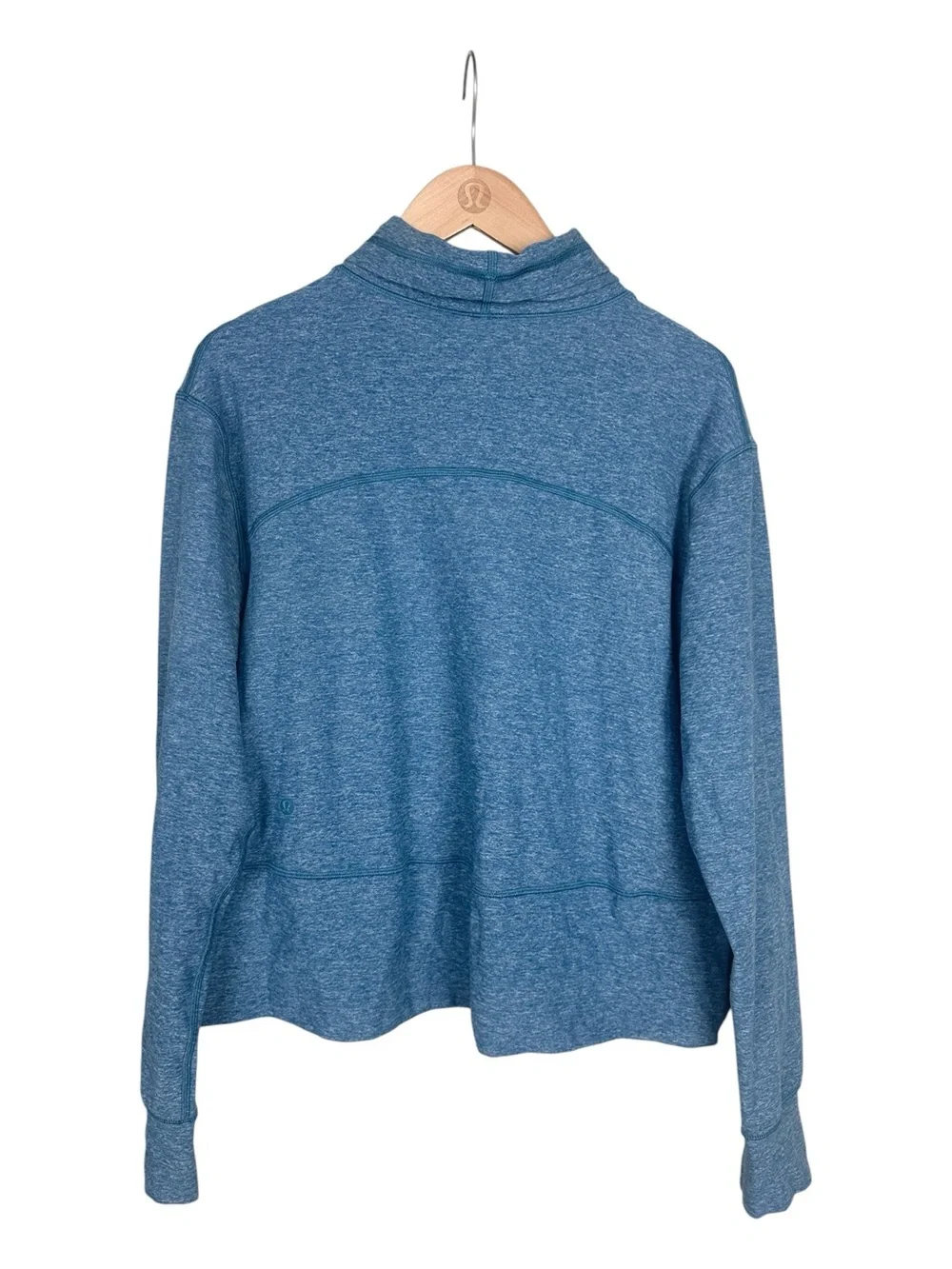 Lululemon Ready to Rulu Pullover in Heathered Capture Blue